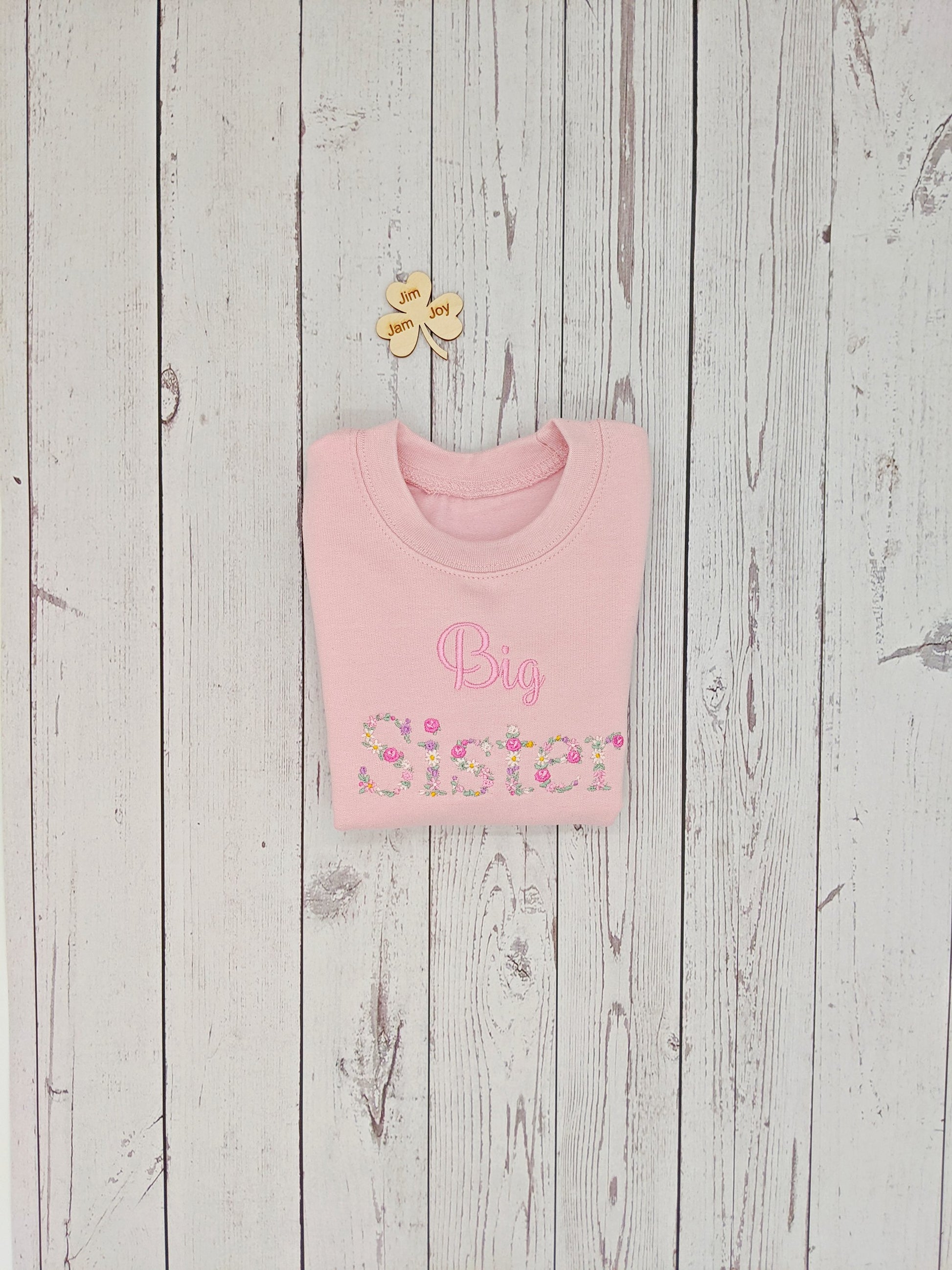 Big Sister Floral Sweatshirt