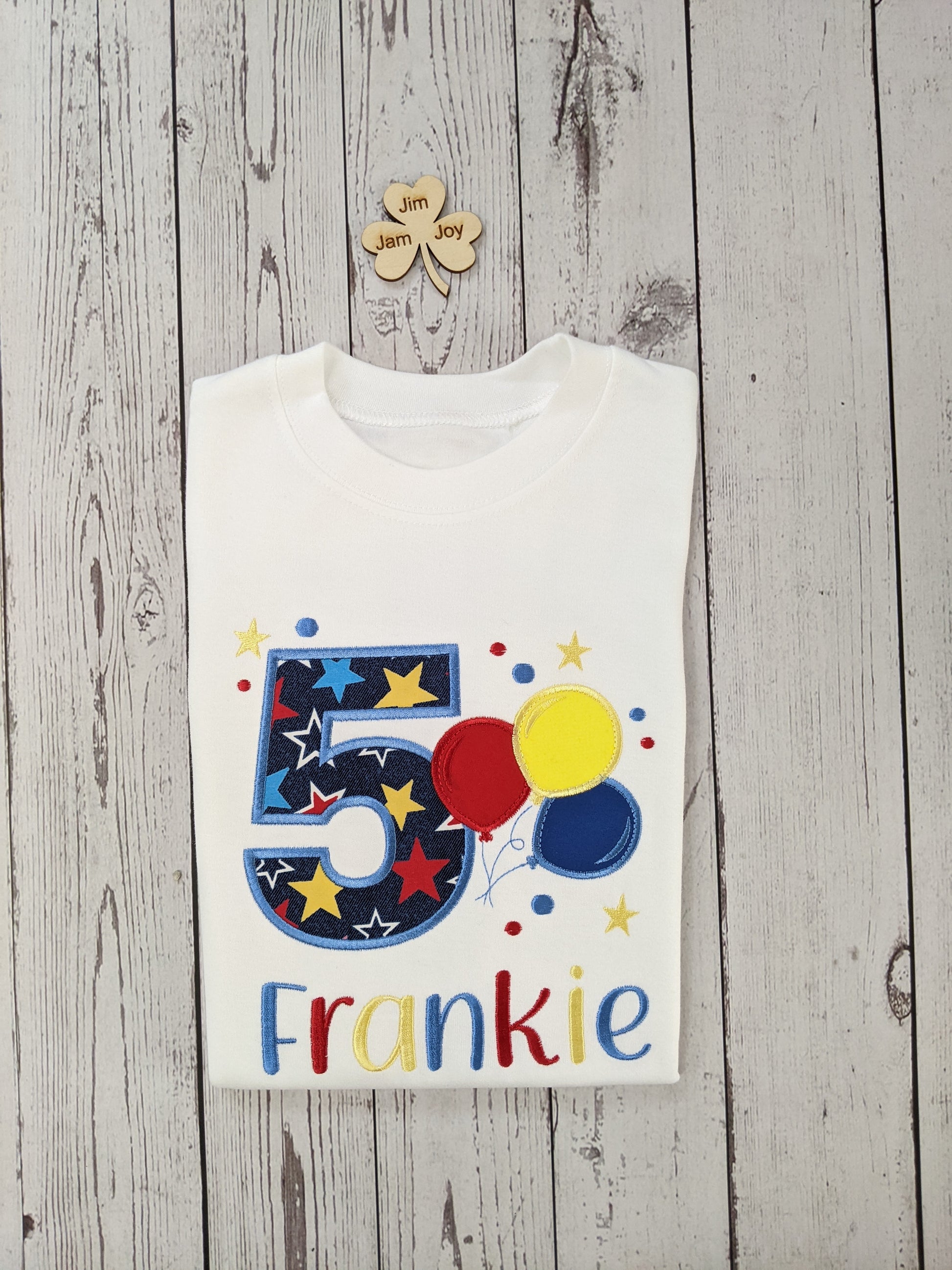 children birthday tshirt balloon party