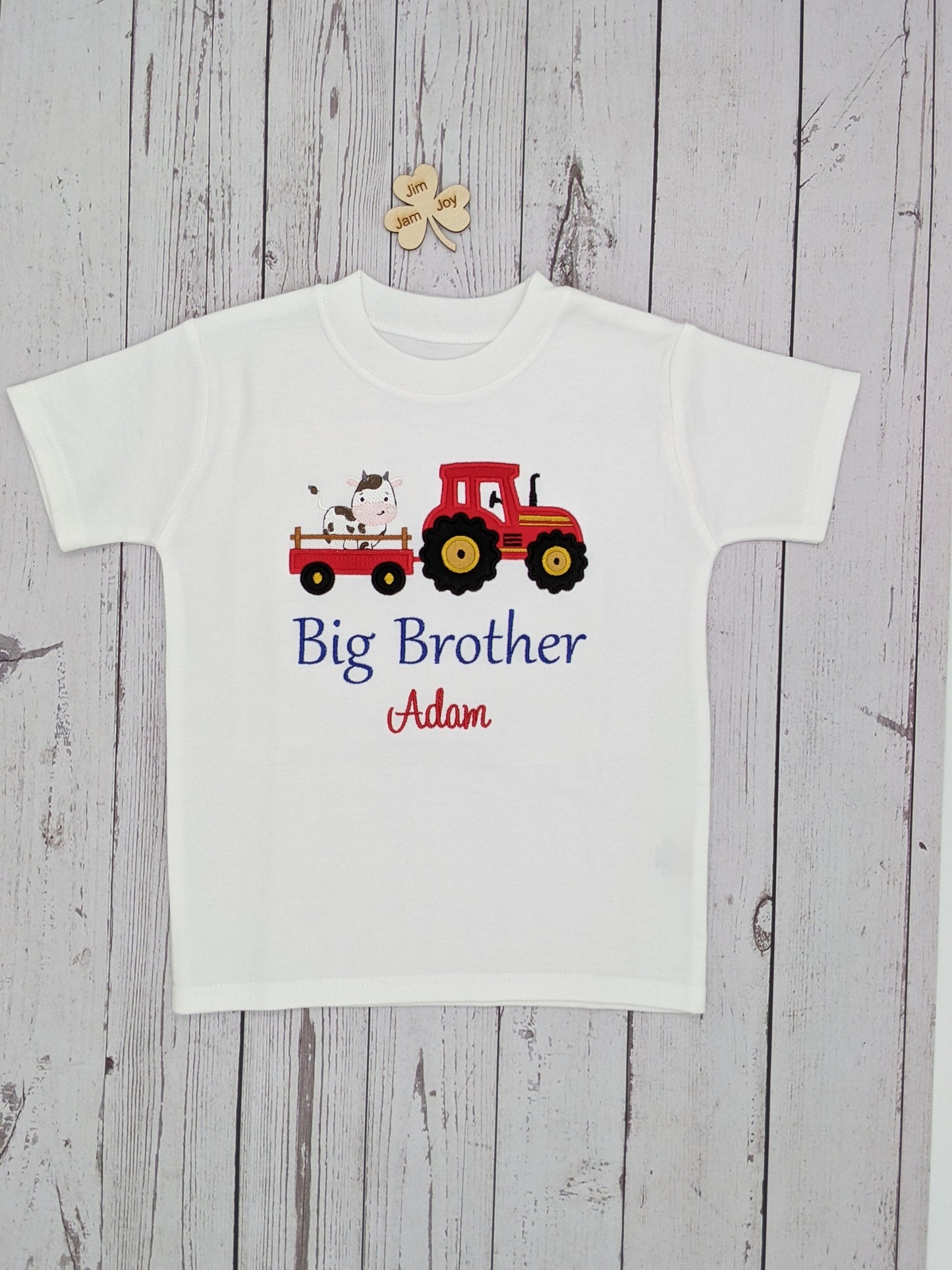 Big Brother Tshirt Tractor and cow