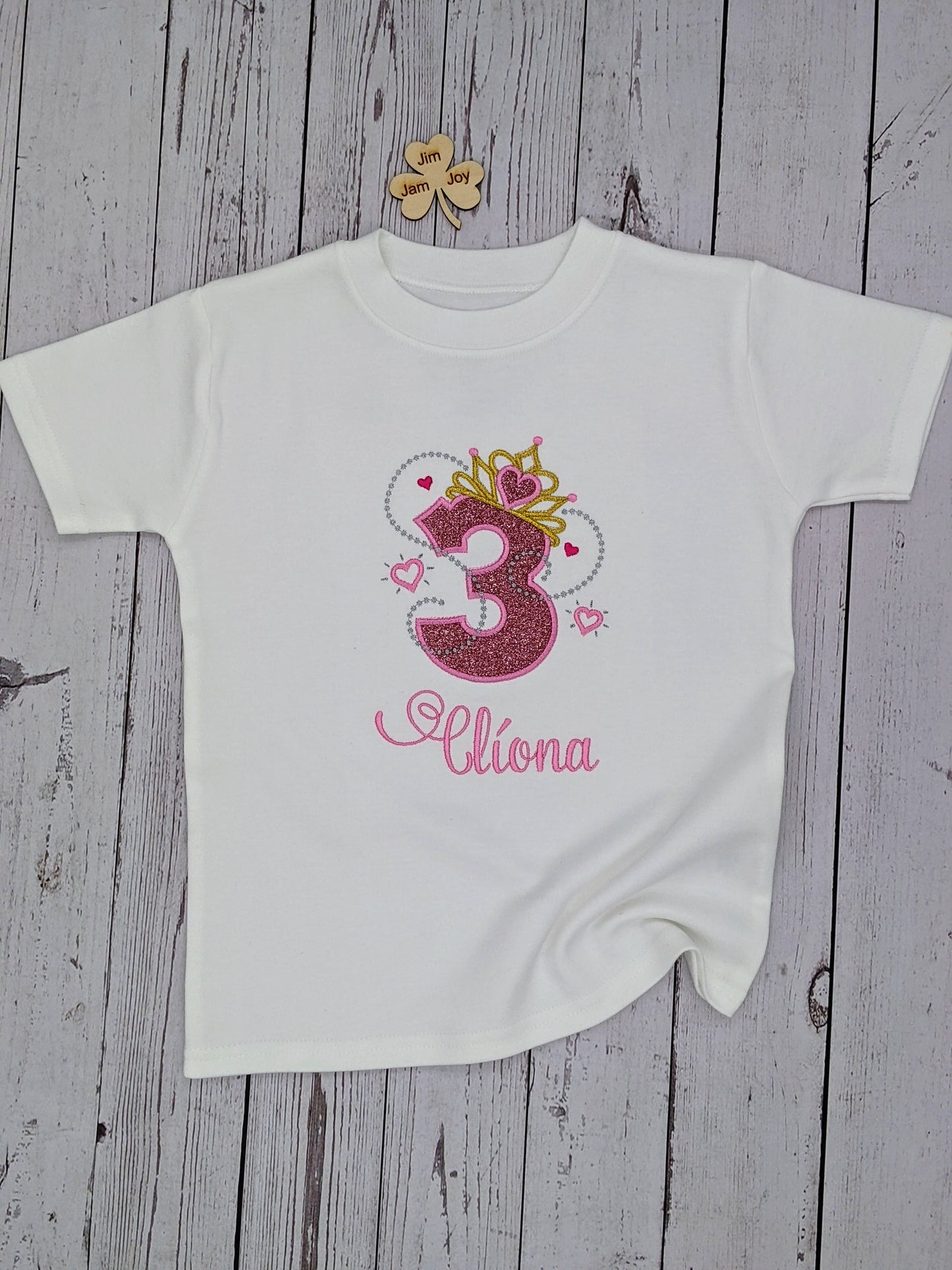 Children Princess Tiara Birthday Tshirt