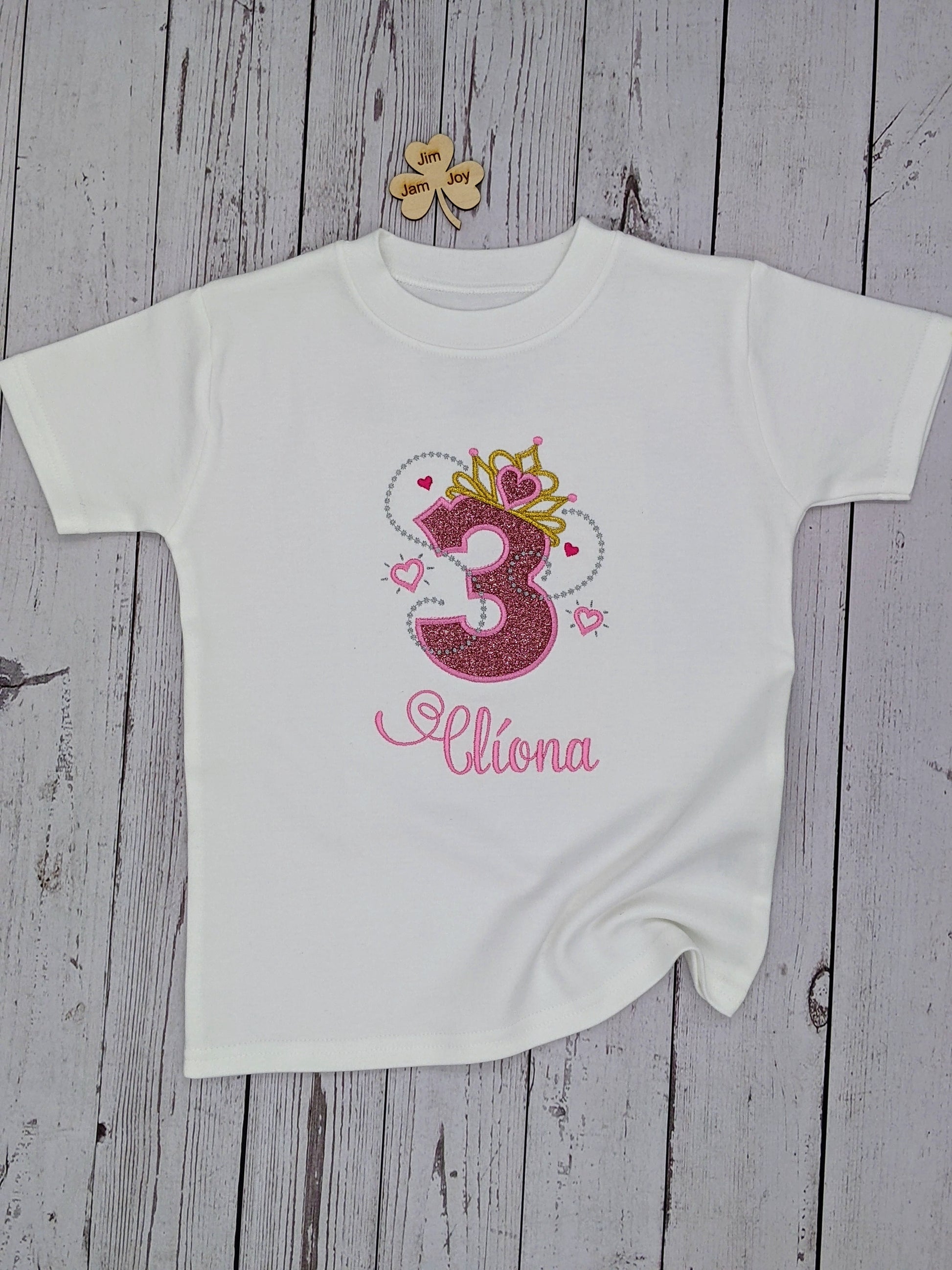Children Princess Tiara Birthday Tshirt