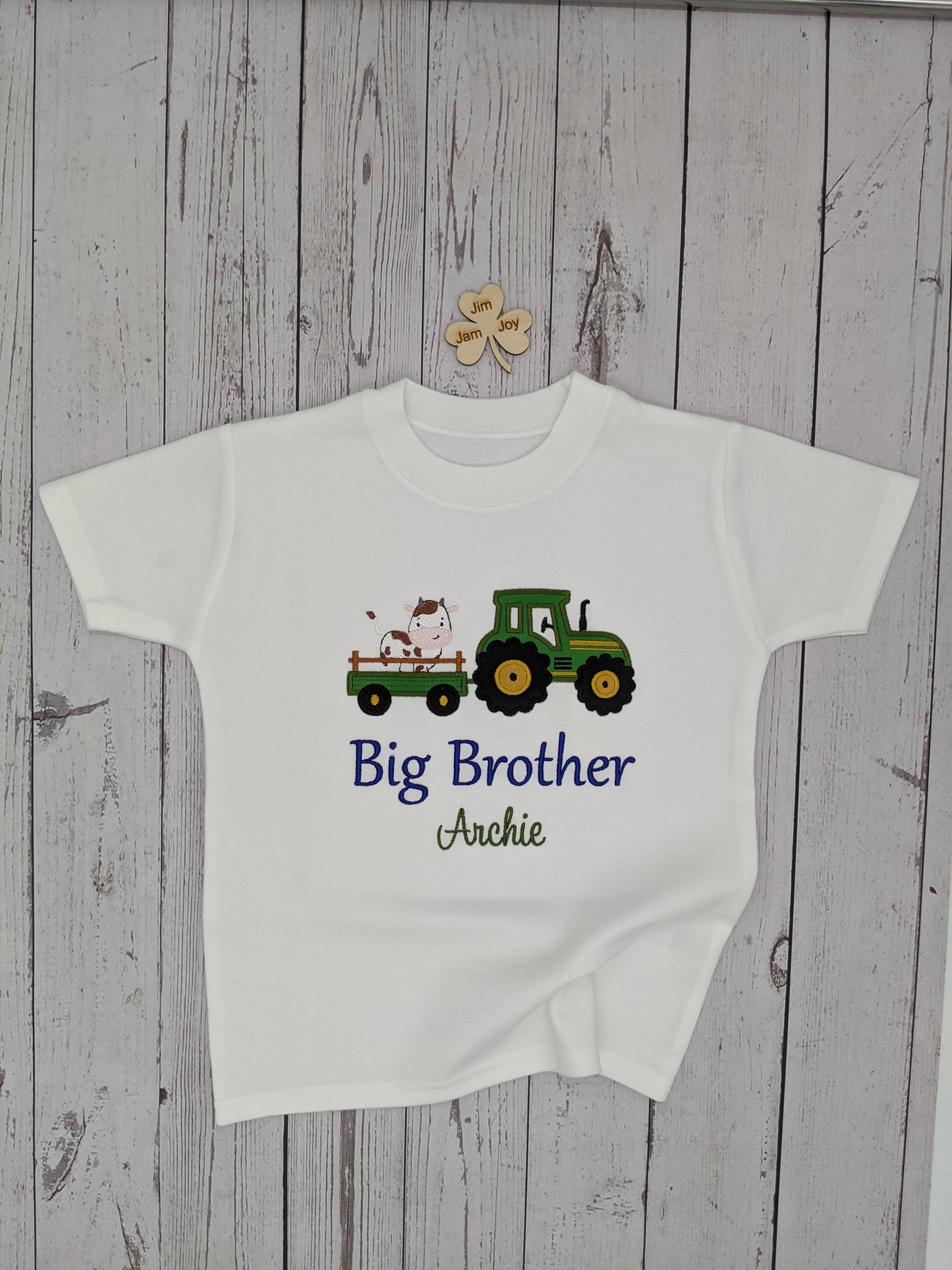 Big Brother Tshirt Tractor and cow