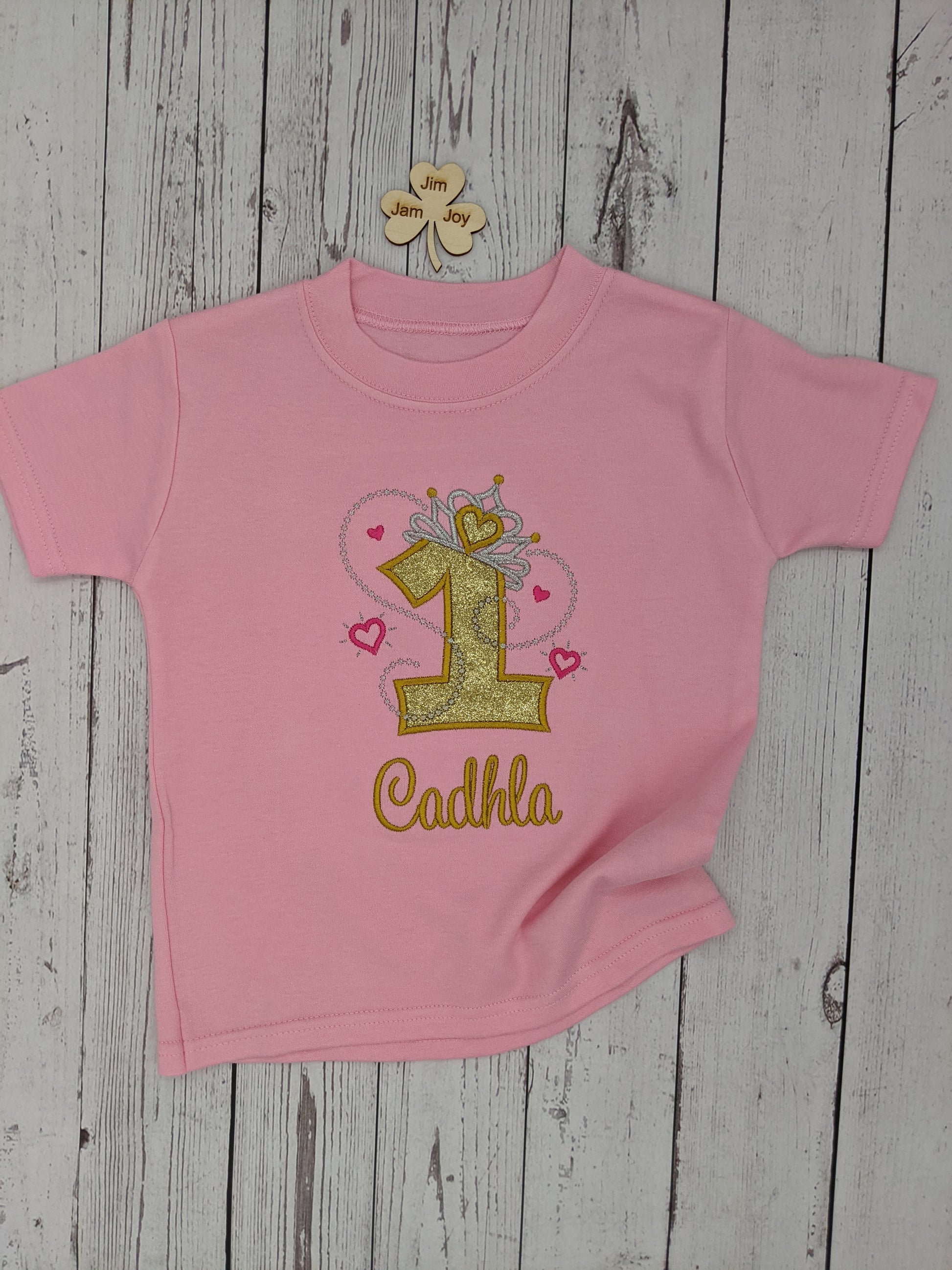 Children Princess Tiara Birthday Tshirt