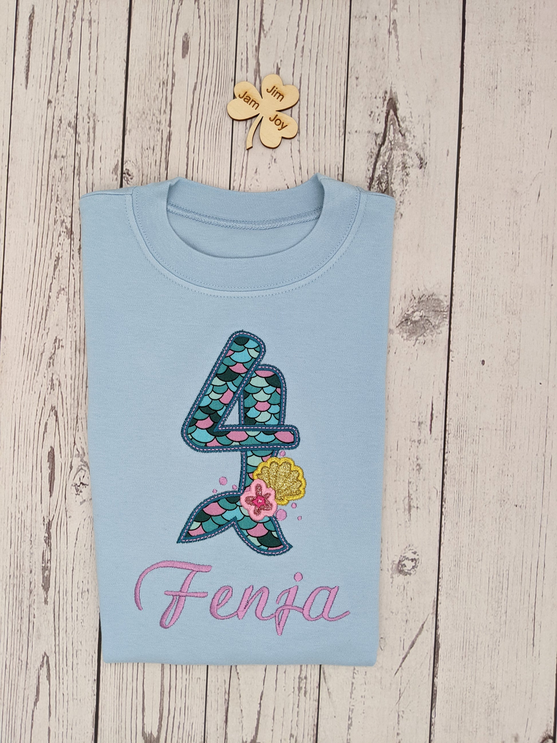 Mermaid Birthday Tshirt for girls