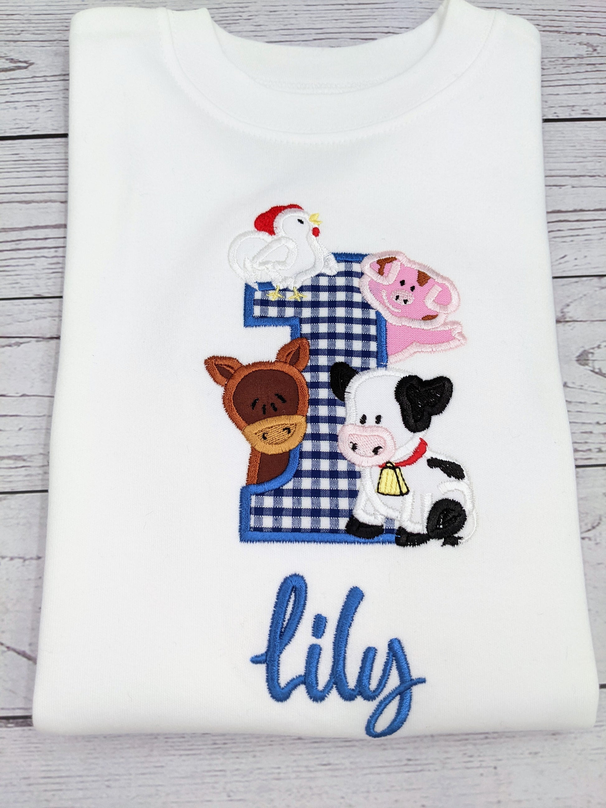 Farm animals Children Birthday Tshirts