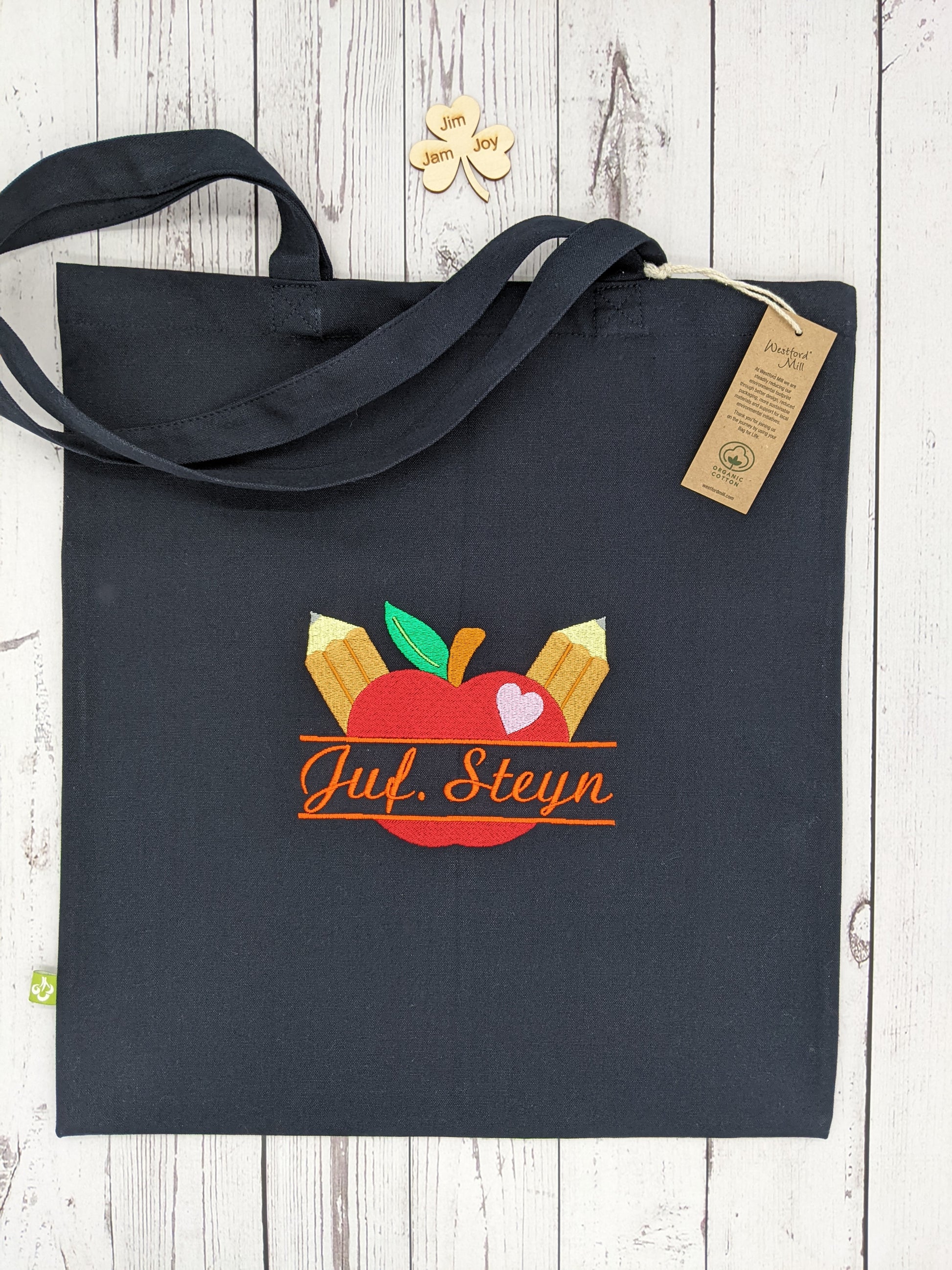 teachers gift, organic teachers tote bags