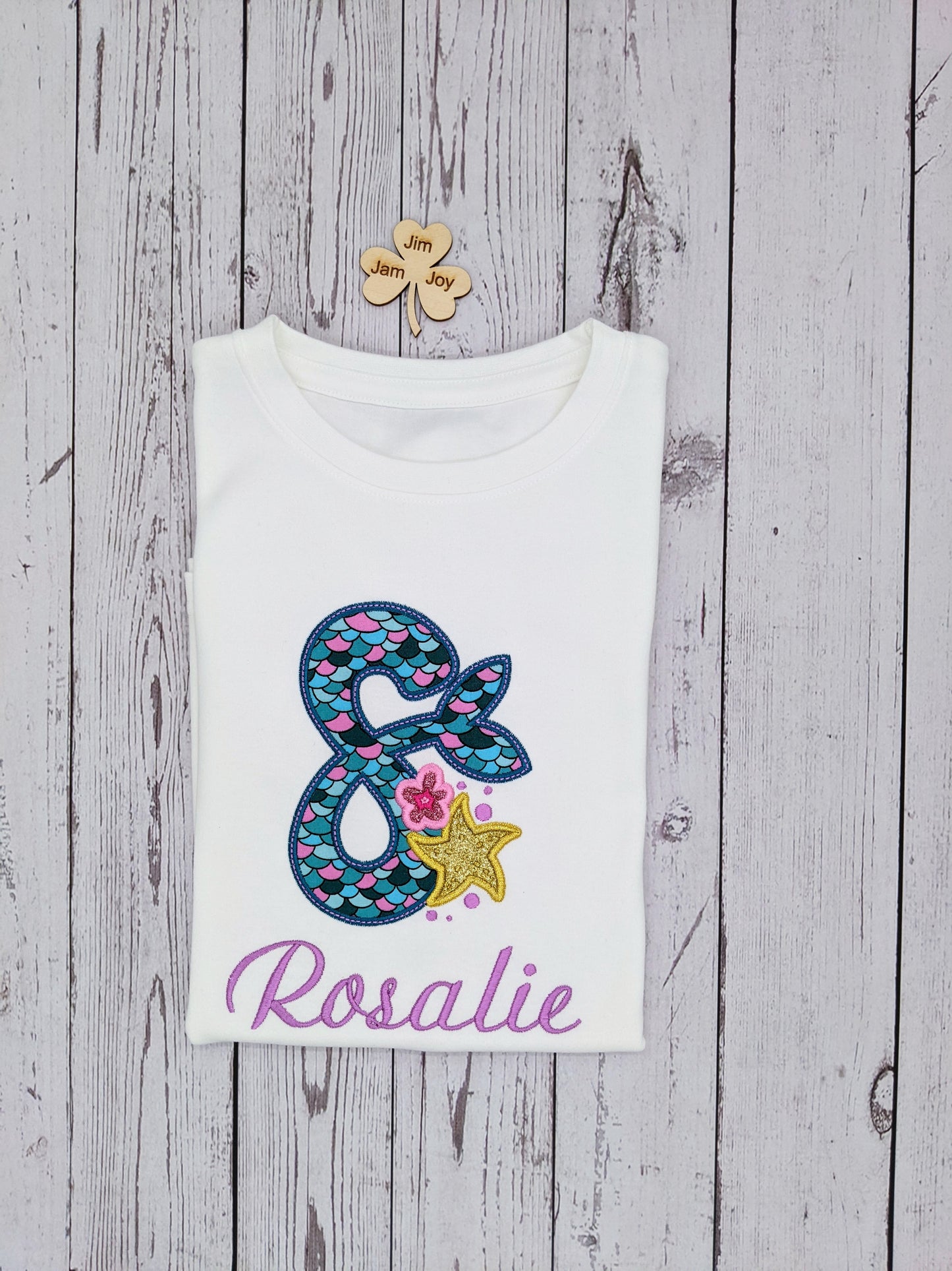 Mermaid Birthday Tshirt for girls