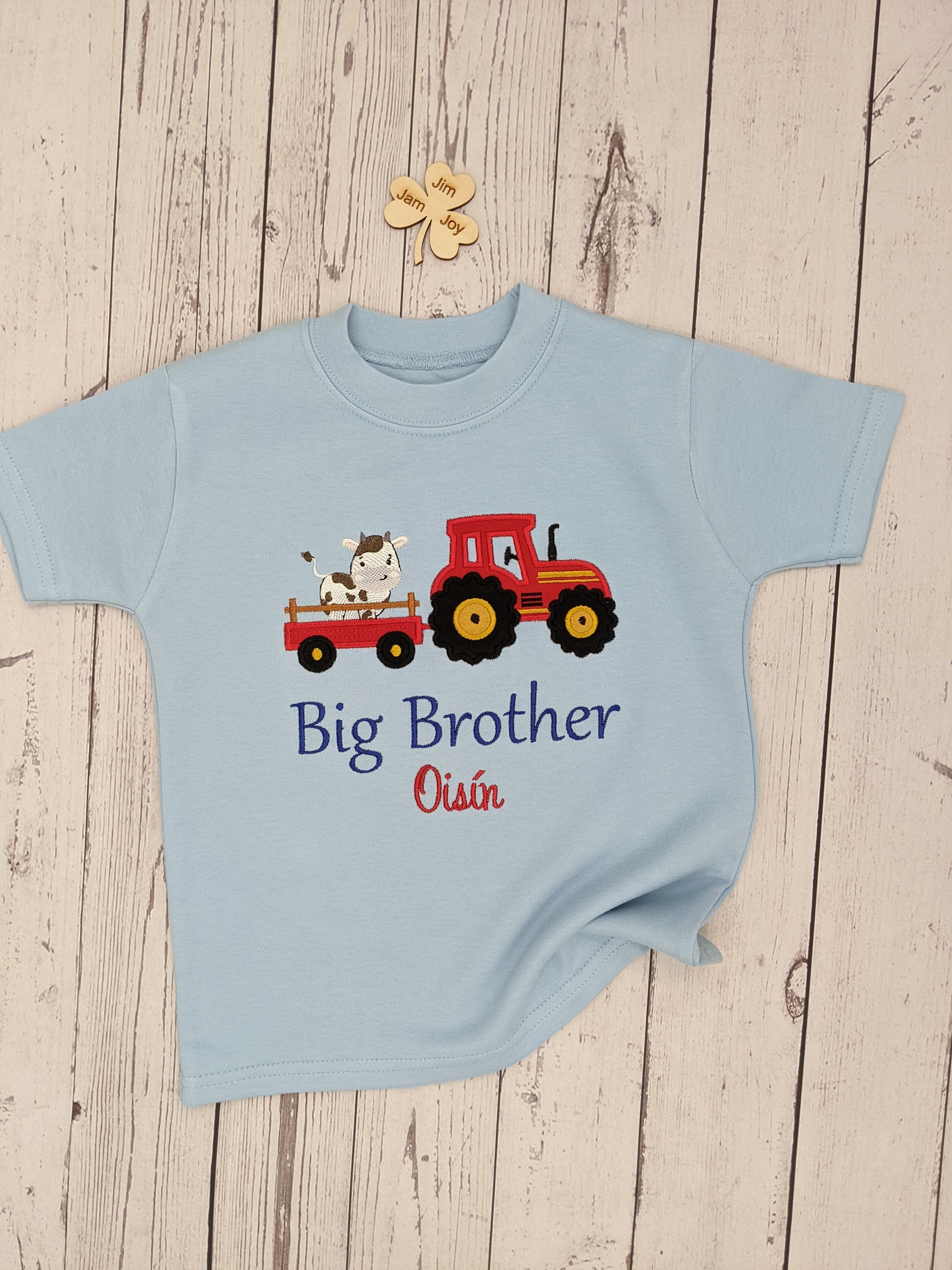 Big Brother Tshirt Tractor and cow