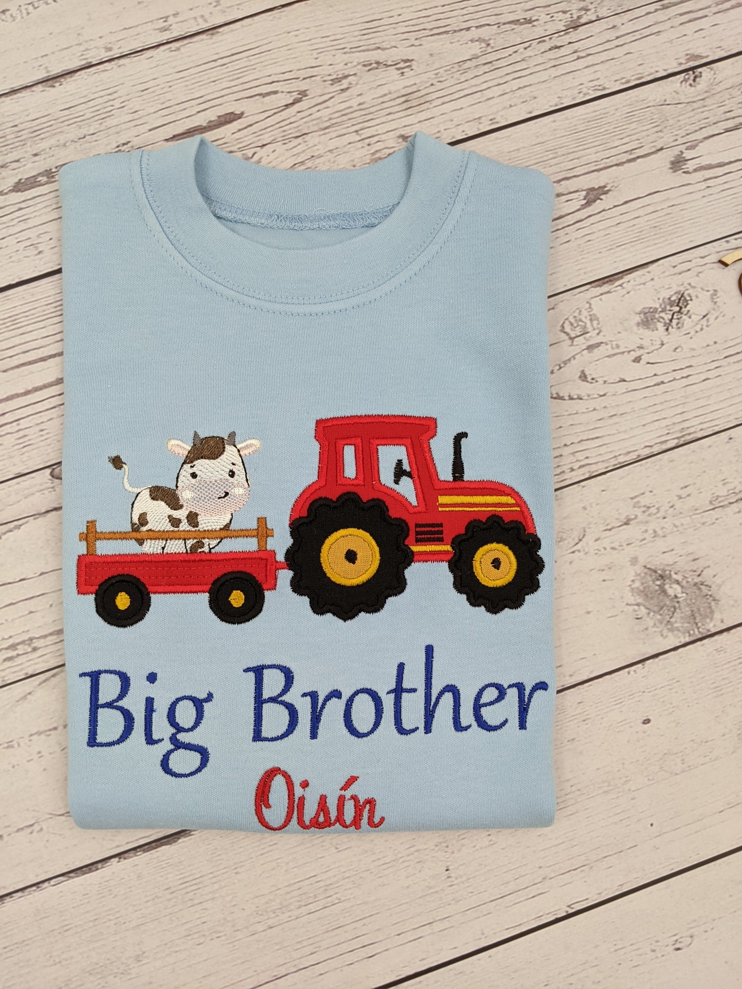 Big Brother Tshirt Tractor and cow