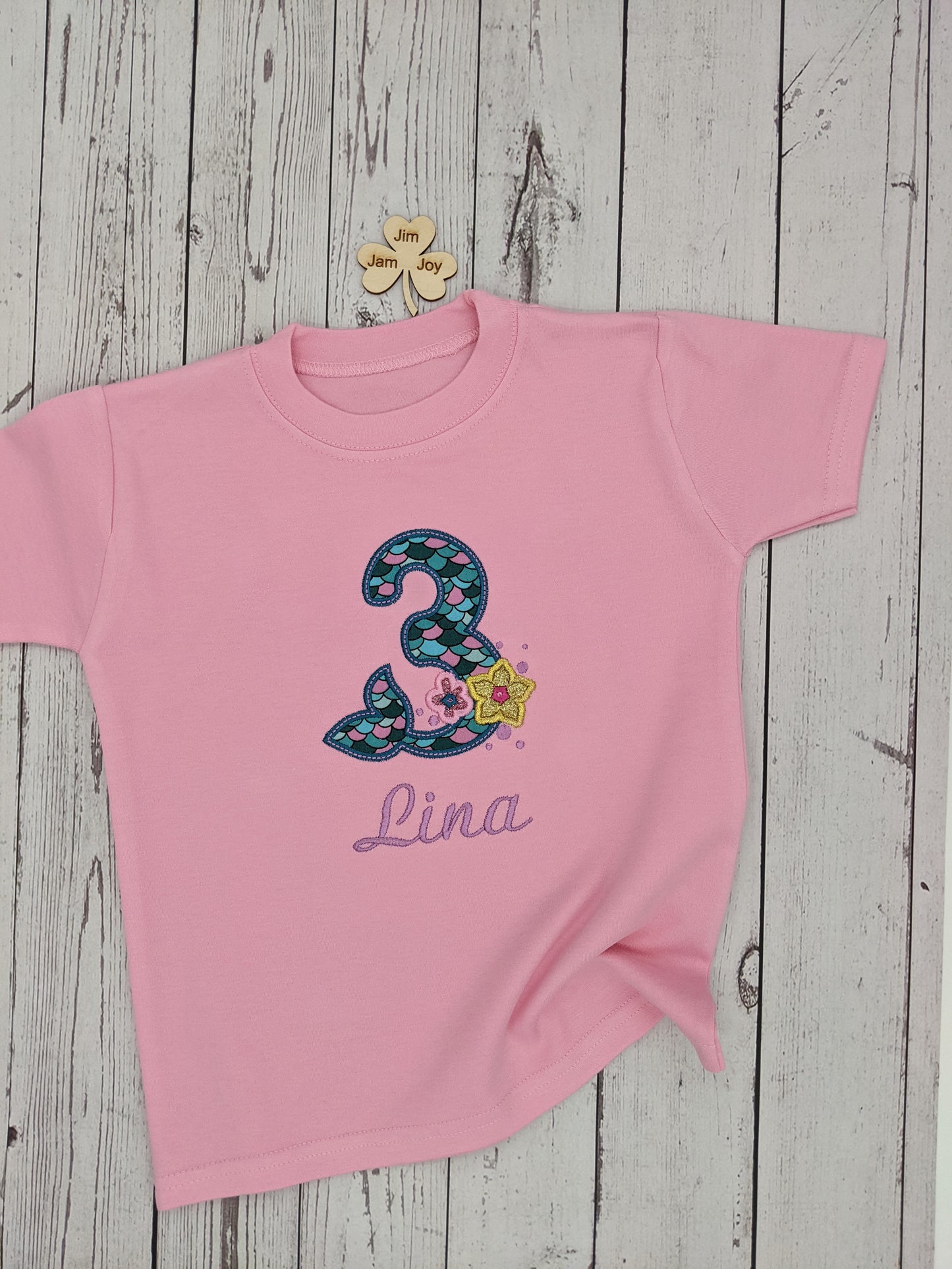 Mermaid Birthday Tshirt for girls