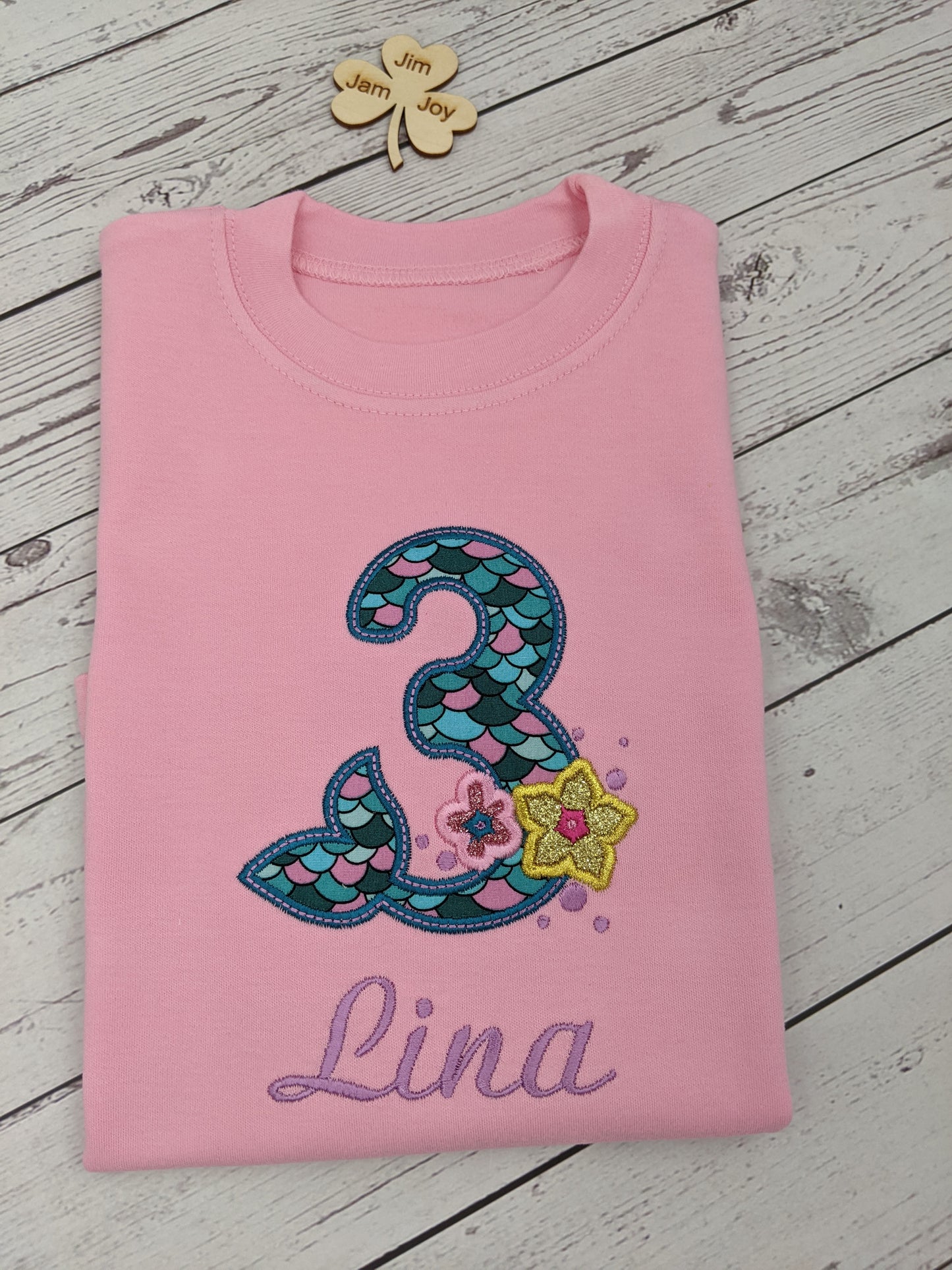 Mermaid Birthday Tshirt for girls