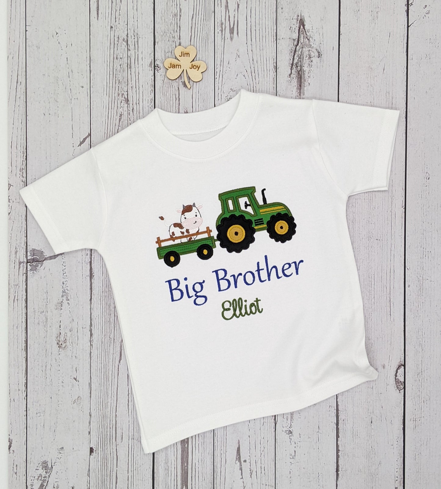 Big Brother Tshirt Tractor and cow